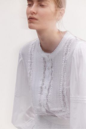 بلوز زنانه ساده H&M - کد 903628268