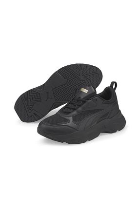 کفش اسنیکر مشکی زنانه چرم اصل Puma - کد 347168136