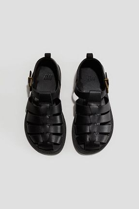 صندل مشکی بچه گانه پاشنه کوتاه (1 - 4 سانتی متر) H&M - کد 903627490