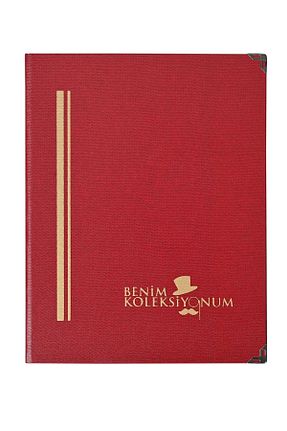 دفتر زرشکی Karton Benim Koleksiyonum - کد 903679042