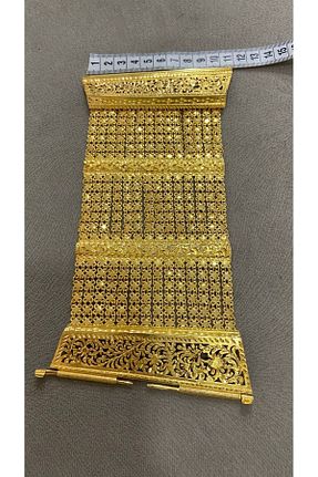 دستبند نقره زرد زنانه 925 عیار Midyat Artuklu Gümüşçülük - کد 832345984