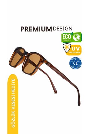 عینک آفتابی قهوه ای زنانه UV400 WATCHOFROYAL - کد 709532789