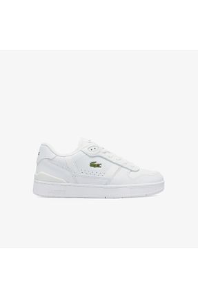 کفش اسنیکر سفید زنانه بند دار Lacoste - کد 871119961