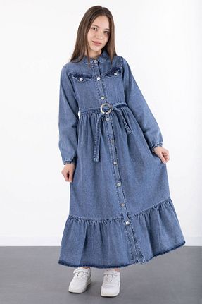 لباس آبی بچه گانه جین Cansın Mini - کد 905055163