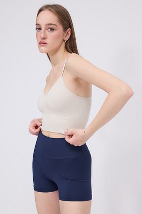بلوز بژ زنانه ساده Addax - کد 904797687