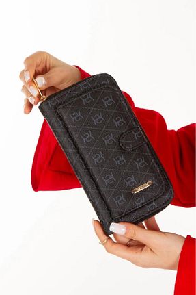 کیف پول مشکی زنانه ابعاد بزرگ Newish Polo - کد 903740128