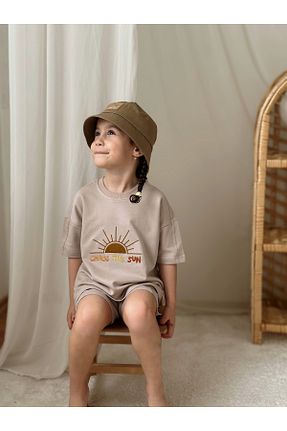 ست بالاتنه و پائین تنه قهوه ای بچه گانه بافت Tarkito Baby - کد 904926460