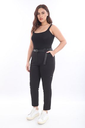 شلوار مشکی زنانه ویسکون EXİTLİNE - کد 903743474