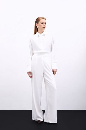 شلوار نباتی زنانه ساتن Sateen - کد 736458847