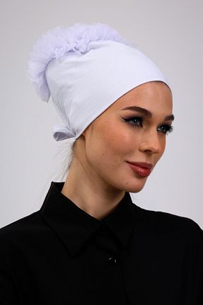 کلاه شنای حجاب سفید زنانه Loggia - کد 903754029