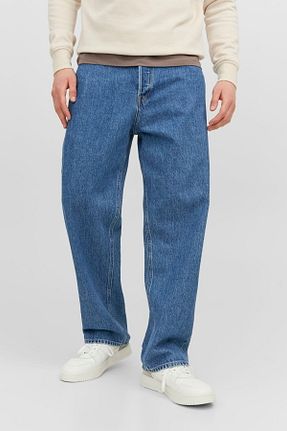 شلوار جین آبی مردانه پاچه تنگ Jack & Jones - کد 684034035