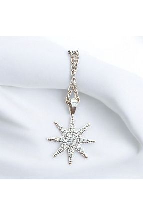 گردنبند جواهر طوسی زنانه استیل ضد زنگ Store - کد 894203377
