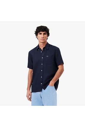 پیراهن سرمه ای مردانه رگولار Lacoste - کد 806570197
