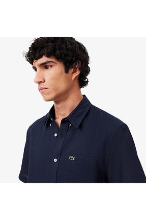 پیراهن سرمه ای مردانه رگولار Lacoste - کد 806570197