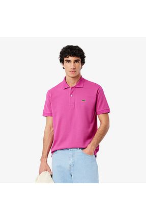 پولوشرت صورتی مردانه پنبه ای Lacoste - کد 903767319