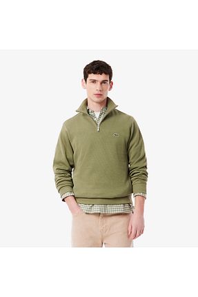 سوئیشرت سبز مردانه ساده Lacoste - کد 903767286