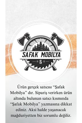کنسول قهوه ای چوب ŞafakMobilya - کد 681365600