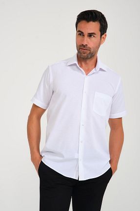 پیراهن سفید مردانه Relaxed Fitmens - کد 303748062