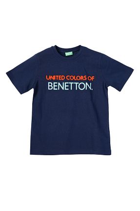 تیشرت سرمه ای بچه گانه Relaxed United Colors of Benetton - کد 836507248