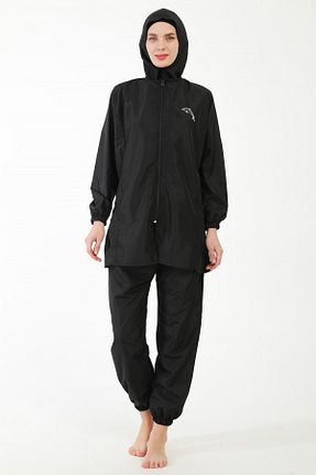 مایو حجاب مشکی زنانه ساده Toptantekstilcim - کد 904946189