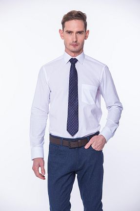 پیراهن سفید مردانه Relaxed Fitmens - کد 312180868