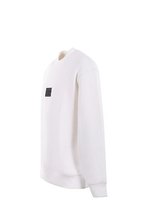 سوئیشرت سفید مردانه چاپی Emporio Armani - کد 904942963