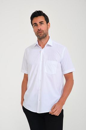 پیراهن سفید مردانه Relaxed Fitmens - کد 303747523