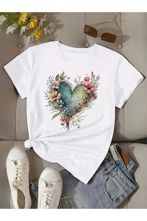 تیشرت سفید زنانه Relaxed LUNAVISTA - کد 904941764