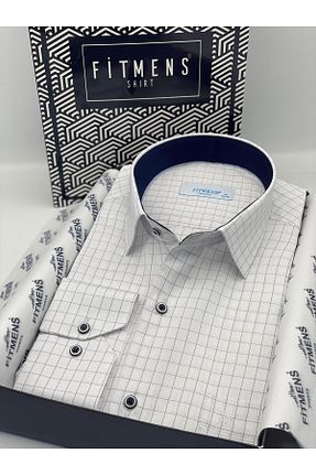 پیراهن سفید مردانه Relaxed Fitmens - کد 378799932