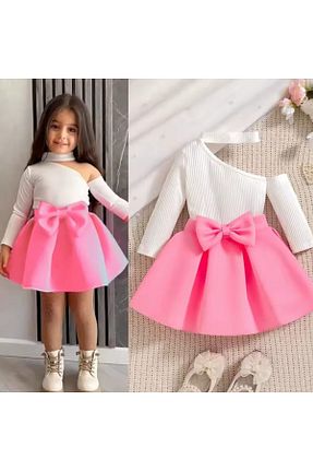 ست بالاتنه و پائین تنه سفید بچه گانه بافتنی My Kids Wear - کد 904029446