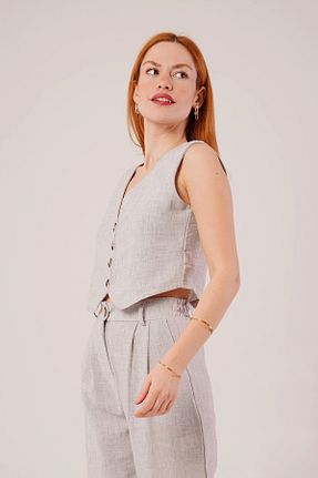 ست بالاتنه و پائین تنه رنگی زنانه بافتنی Butik - کد 903796008