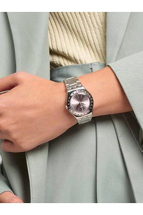 ساعت مچی صورتی زنانه 31-34 میلی متر Swatch - کد 382018945