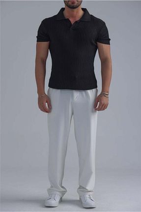 تیشرت مشکی مردانه گشاد OUTFİT MAN - کد 903807312