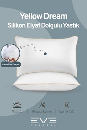 بالش سفید پلی استر Eve Tekstil - کد 51440200