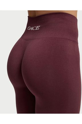 ساق شلواری زرشکی زنانه بافتنی OACE - کد 903830022
