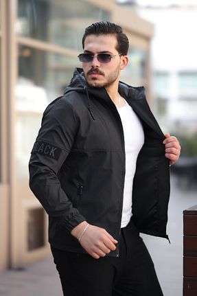 کاپشن مشکی مردانه اسلیم فیت ByTrend - کد 903820644