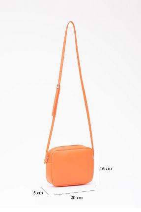 کیف دوشی نارنجی زنانه چرم مصنوعی Shaka - کد 369829542