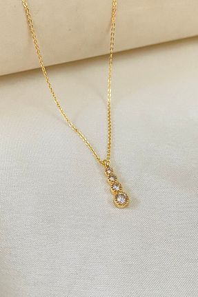 گردنبند جواهر طلائی زنانه زیرکن KOBA - کد 903837738
