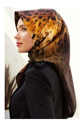 روسری بنفش کرپ ساتن ابریشم Armine - کد 903847868
