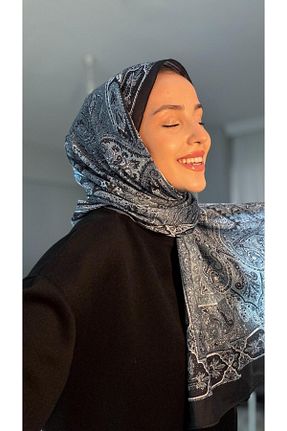 شال مشکی زنانه پنبه ای Helyabutik - کد 901755575