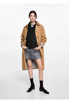جلیقه مشکی زنانه رگولار MANGO Teen - کد 903858093