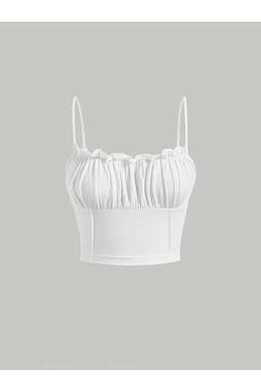 نیم تنه سفید زنانه لیکرا WEEST MODA - کد 903854619