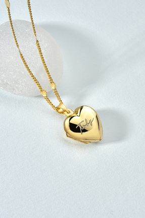 گردنبند نقره طلائی زنانه 925 عیار Nox Jewelry - کد 890529169