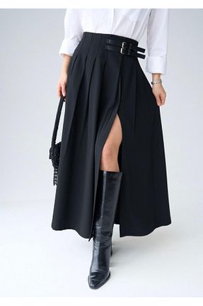 دامن مشکی زنانه ساده Ellen - کد 903898881