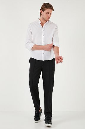 پیراهن سفید مردانه رگولار Buratti - کد 903915736