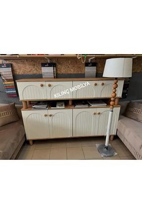 میز و پایه تلویزیون سفید Suntalam KILINÇ - کد 877615810