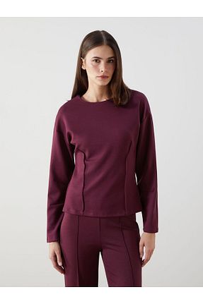 تیشرت بنفش زنانه Loose LC Waikiki - کد 903941959
