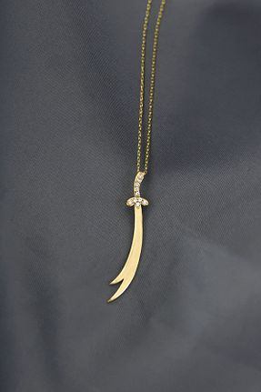 گردنبند نقره طلائی زنانه 925 عیار Papatya Silver - کد 235895627