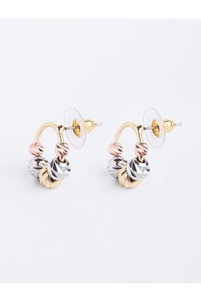 گوشواره جواهر رنگی فلزی Jimmy Key - کد 903978844