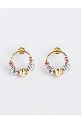 گوشواره جواهر رنگی فلزی Jimmy Key - کد 903978844